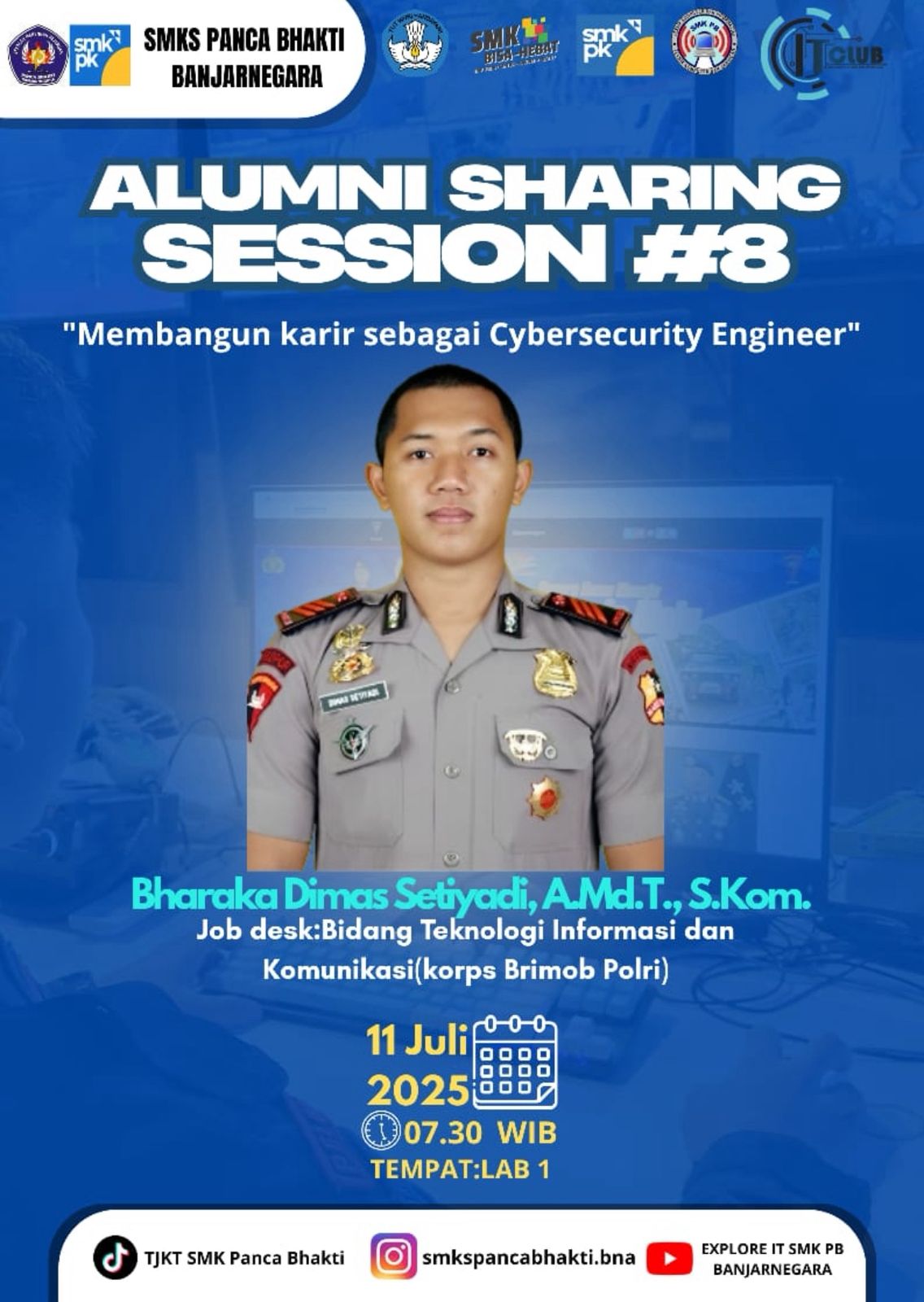 Personel Korbrimob Polri Raih Penghargaan dari Pemkot Salatiga atas Prestasi di Bidang Keamanan Siber