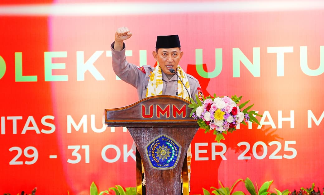 Tutup Tanwir IMM di Malang, Kapolri Ajak Dukung Program Pemerintah