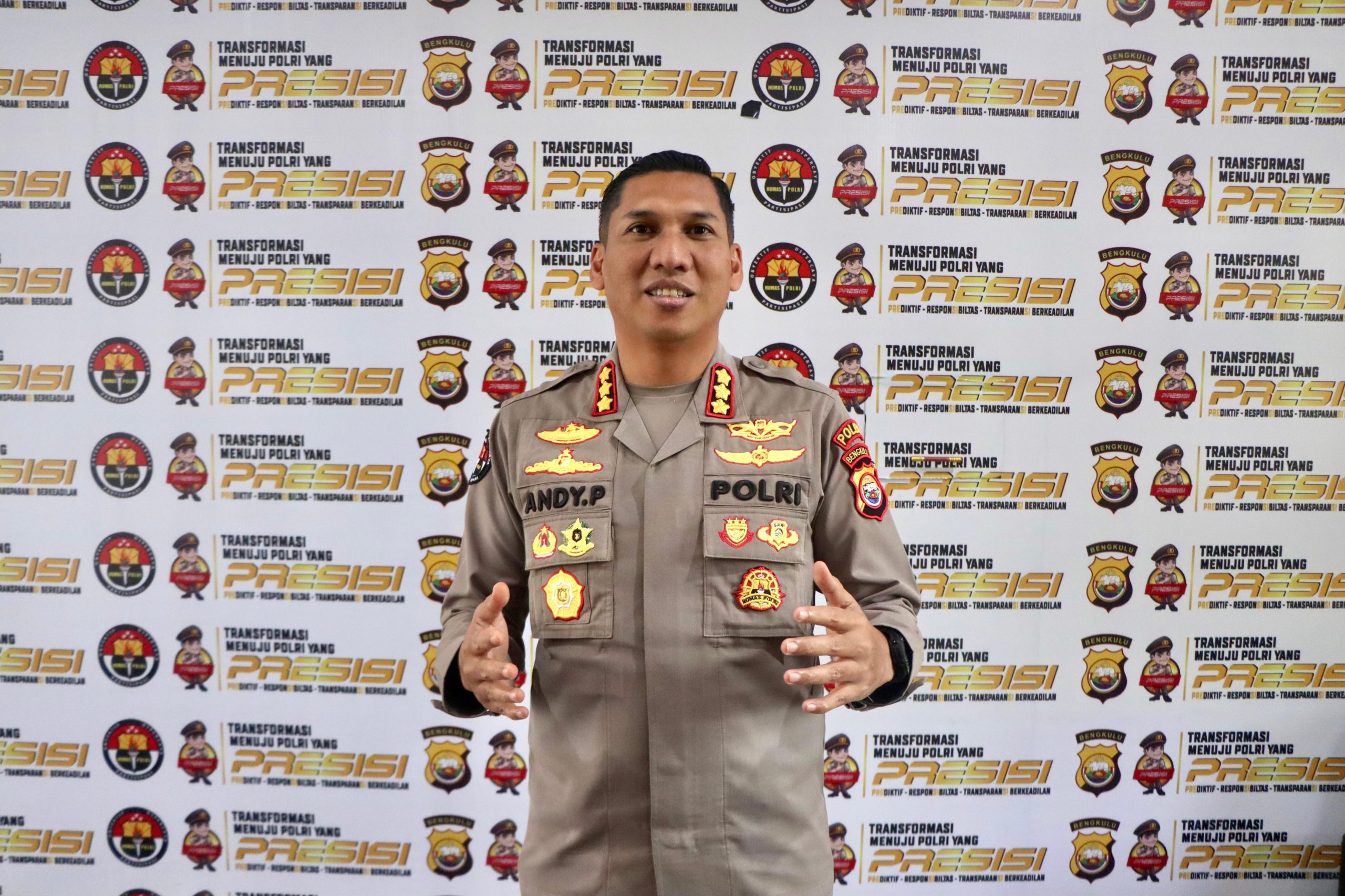 Polda Bengkulu Pastikan Penegakan Hukum berjalan, terhadap konflik yang terjadi antara karyawan PT ABS dengan masyarakat.