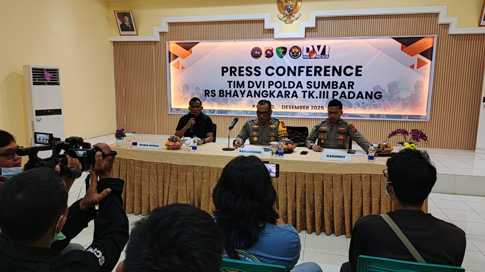 DVI Polda Sumbar Percepat Identifikasi Korban Bencana: 161 Jenazah Terverifikasi, 25 Masih Menunggu Kecocokan DNA