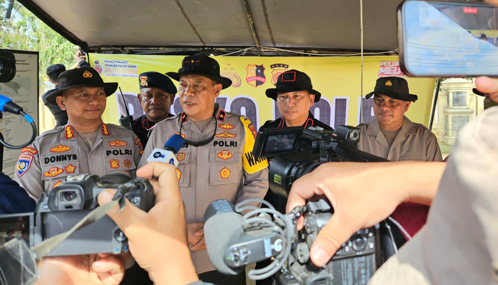 Pelayanan Polres Aceh Tamiang Tetap Berjalan di Posko Tanggap Darurat