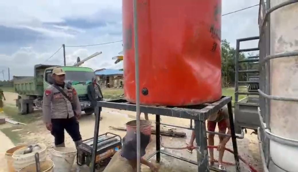 Polri Percepat Pemulihan Aceh Tamiang, 177 Titik Sumur Bor Air Bersih Aktif dari Target 300