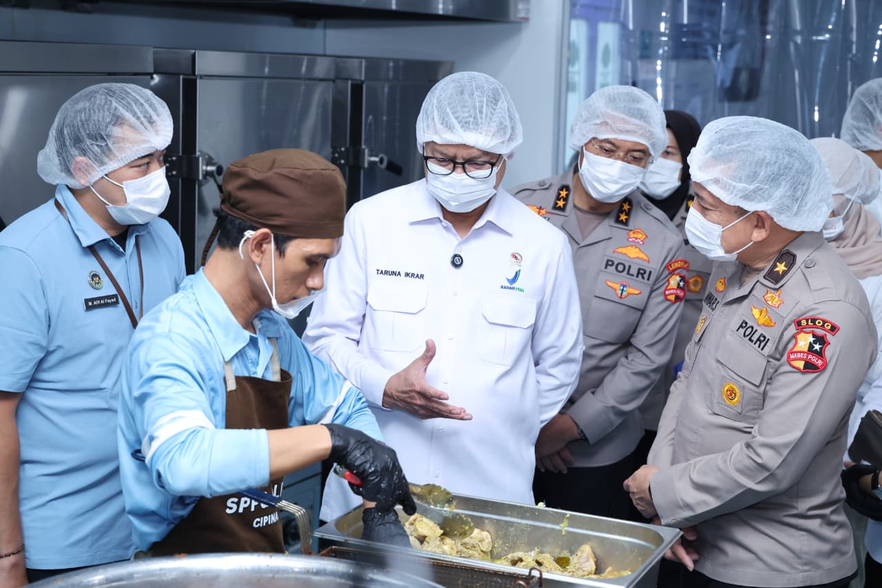 BPOM Apresiasi Standar Keamanan Pangan SPPG Polri, Makanan Diuji Setara Hidangan VIP