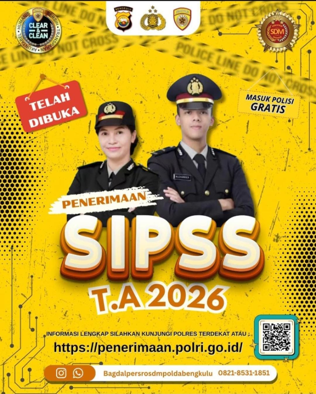Pendaftaran SIPSS Polri 2026 Berakhir Besok, Jangan Lewatkan Jalur Emas Jadi Perwira